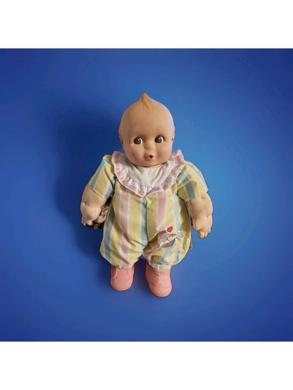 ROSE ART Giggling Doll ❤️ KEWPIE BABIES 16" Cupie ORIGINAL OUTFIT Baby 1993